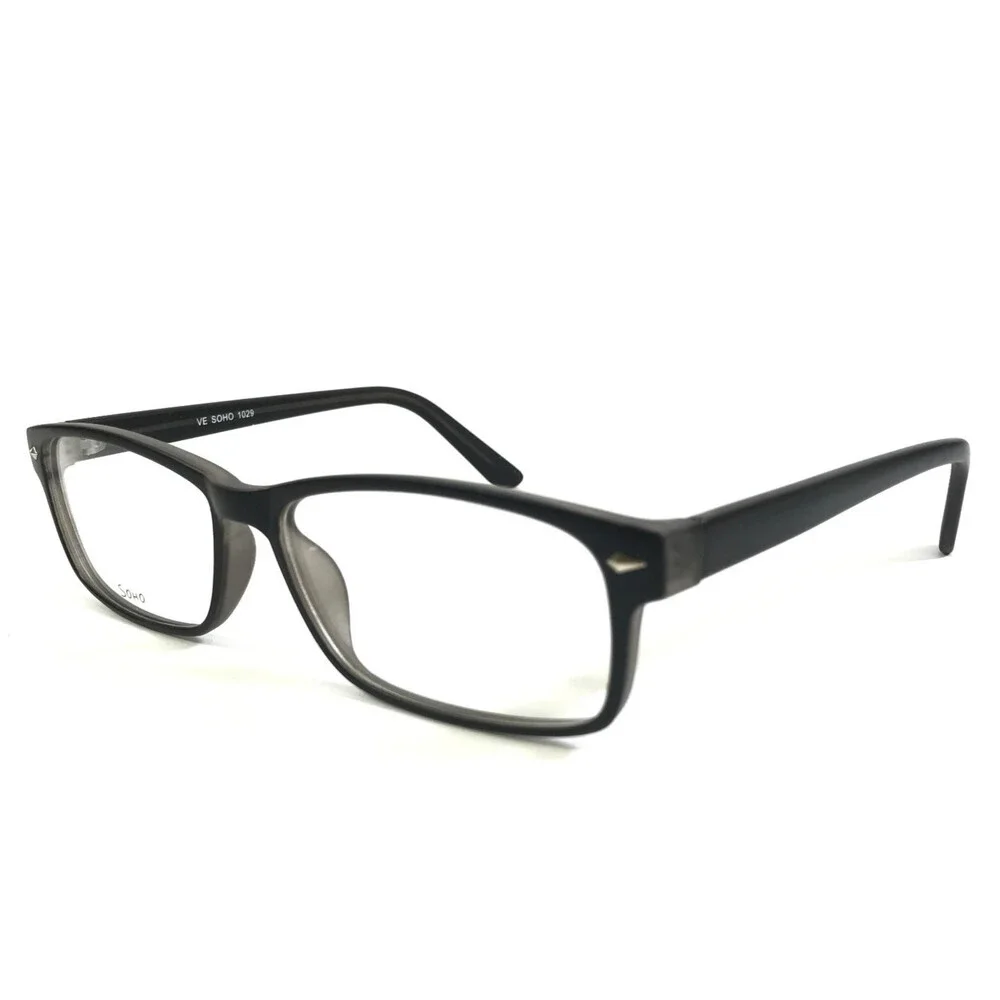 Soho Collection Eyeglasses Frames SOHO 1029 Black/Grey Rectangle 56-15-140
